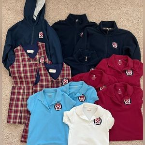 Stratford School Uniform Bundle. Dennis Uniform, girl’s size 6-8 y
